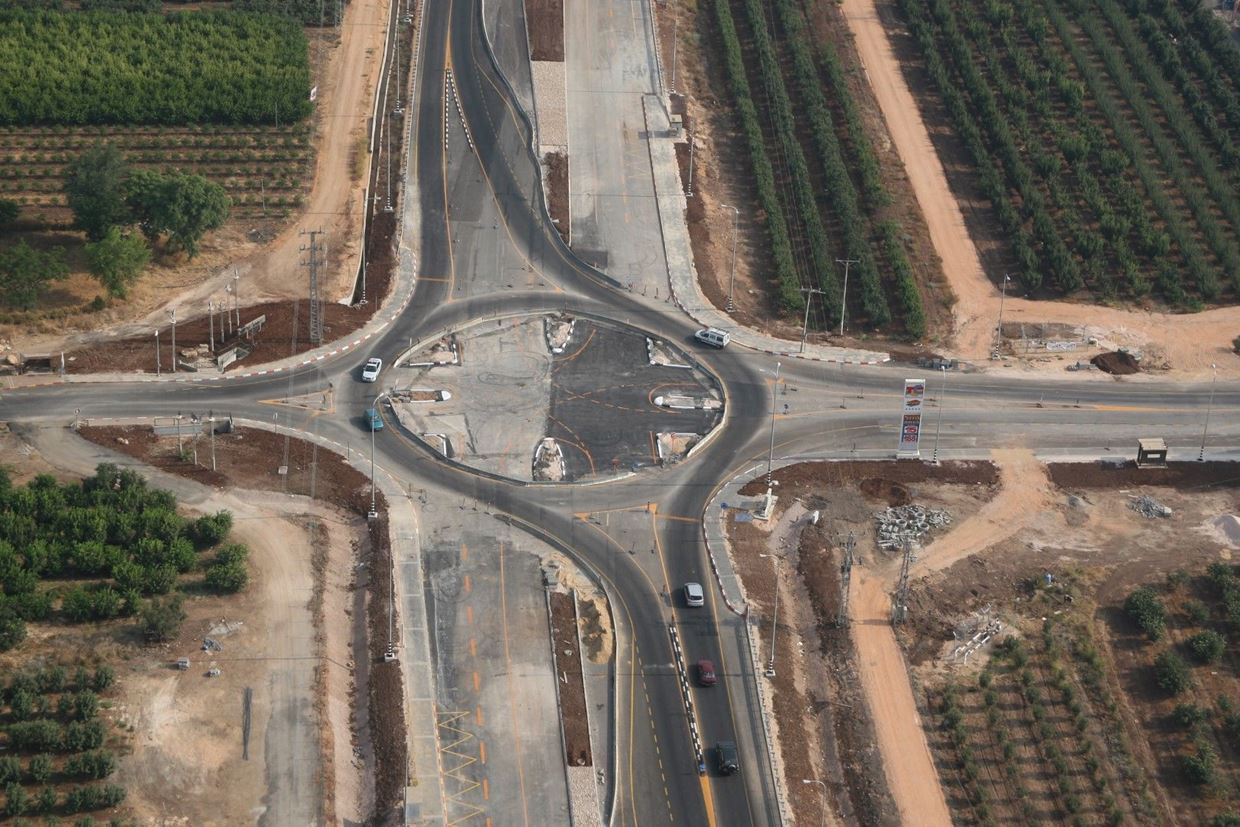 צומת יסוד המעלה תצלום כביש