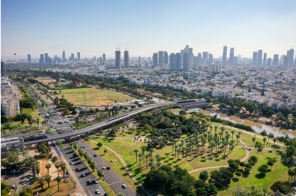 Green Line - Yarkon bridge and Reading station